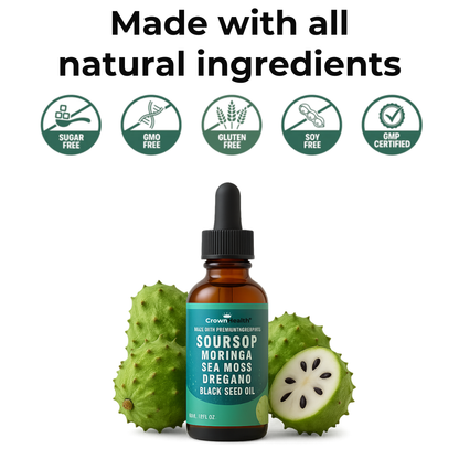 CrownHealth® Soursop All-in-1 Drops