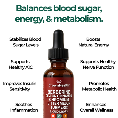 CrownHealth® Berberine Complex Drops